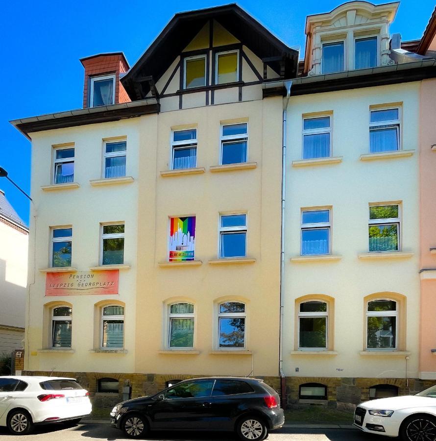 Pension Leipzig Georgplatz Bagian luar foto